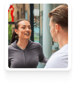 Couple having romantic dinner with wine