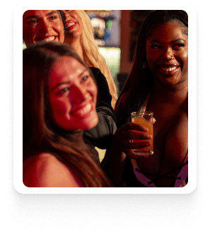 Group of friends taking selfie